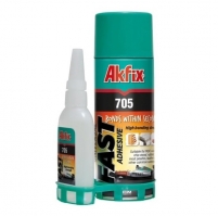 Набор для экспресс склеивания AKFIX 705, 125г + 400мл