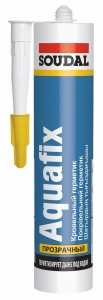 Герметик для кровельных работ AQUAFIX Soudal бесцветный, 310 мл