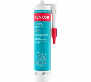 Герметик силиконовый санитарный Penosil S, бесцветный, 310 мл