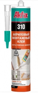 Akfix 310 Клей акриловый монтажный «Жидкие гвозди»