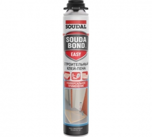 Полиуретановый всесезонный клей-пена SOUDAL Soudabond EASY, 750мл