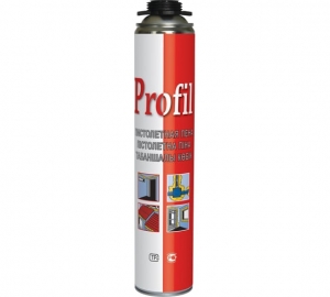 Пена монтажная летняя PROFIL пистолетная, 625 мл