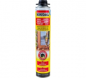 Пена монтажная зимняя пистолетная SOUDAL, 750 мл