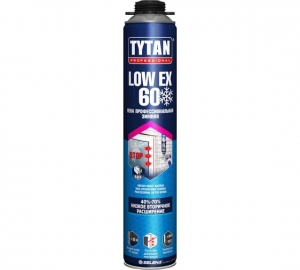 Пена профессиональная зимняя TYTAN LowEx 60, 750 мл