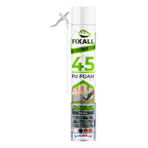 Пена Монтажная Бытовая FIXALL 45 650мл