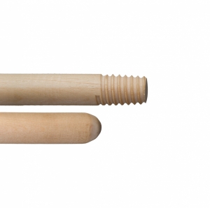 Черенок деревянный 25х1250 мм, высший сорт, с резьбой