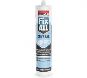 Клей-герметик SOUDAL FIX ALL на основе MS-полимера бесцветный, 290 мл