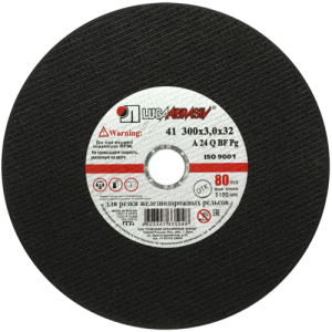 Диск отрезной по металлу 300х3,0х32 мм для рельсовой стали