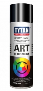 Краска аэрозольная TYTAN Professional art of the colour  RAL9005, черный глянец 400мл