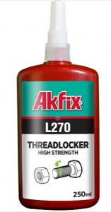 Akfix L270 Клей-герметик анаэробный высокой прочности (фиксатор резьбы), 250 мл
