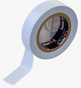 Электроизоляционная лента  UNIBOB 19 мм х 20 м, 150 мкн, белая