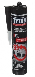 Герметик специлизированный до -10с  для кровли TYTAN прозрачный, 310 мл
