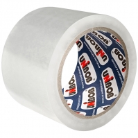 Упаковочная лента UNIBOB 600, 48 мм х 66 м, 45 мкм, кристально-чистая