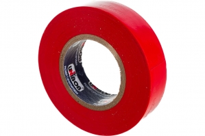 Электроизоляционная лента UNIBOB 19 мм х 20 м, 150 мкн, красная
