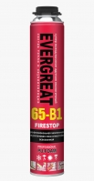 Огнестойкая полиуретановая профессиональная пена EVERGREAT 65-B1 FIRESTOP, 750 мл