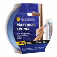Малярная лента mesPro для наружных работ, 50 мм х 50 м, синяя