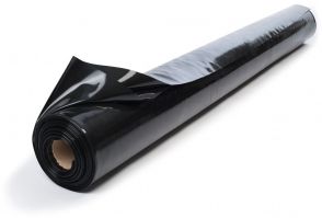 Пленка полиэтиленовая черная 100 мкм, рукав 1,5м х 100м