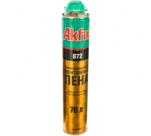 Монтажная пена Akfix 872, 1020 гр. профессиональная полиуретановая	